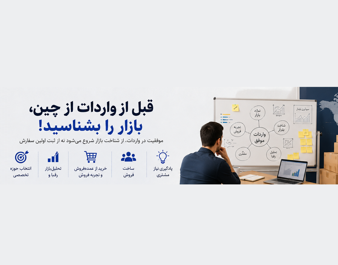 چگونه واردات از چین را شروع کنیم؟ راهنمای کامل برای افرادی که می‌خواهند یک تجارت پایدار و سودآور بسازند (بخش اول)
